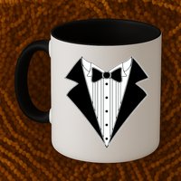 Black Tux Tuxedo Mug