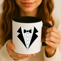 Black Tux Tuxedo Mug