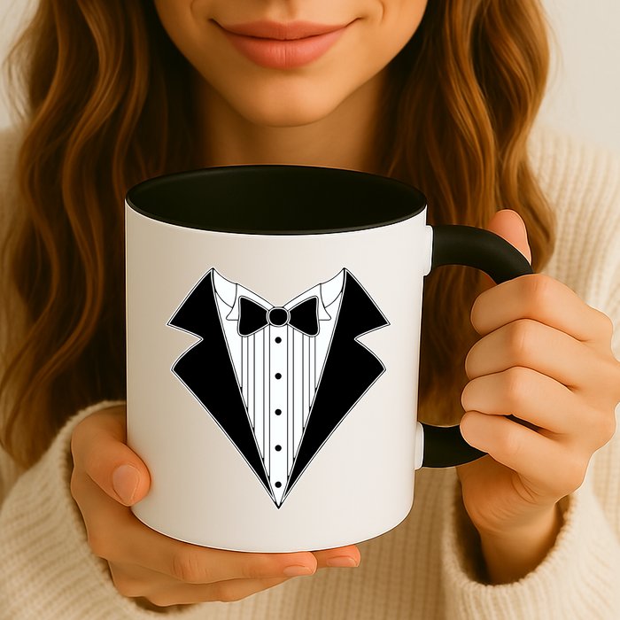 Black Tux Tuxedo Mug