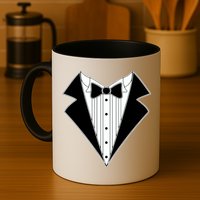 Black Tux Tuxedo Mug
