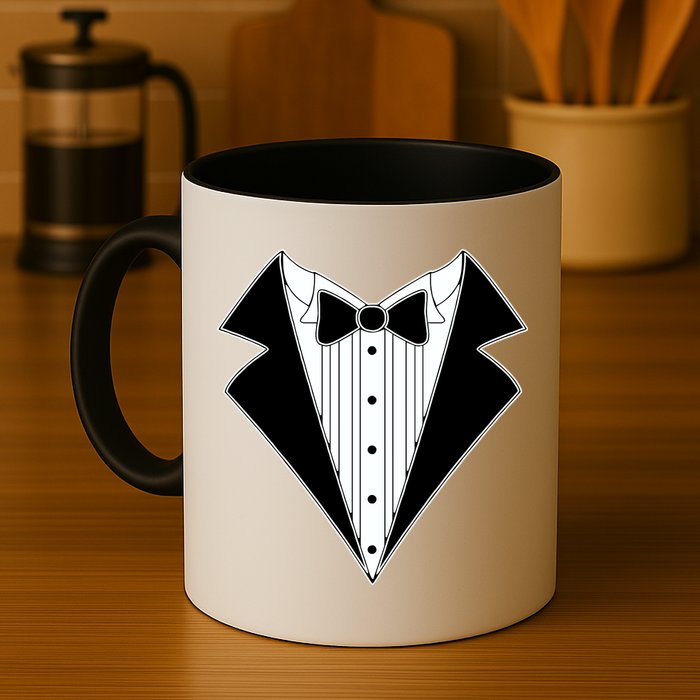Black Tux Tuxedo Mug