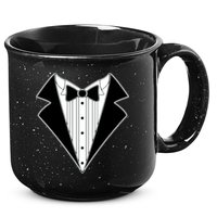Black Tux Tuxedo 15oz Campfire Ceramic Mug