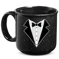 Black Tux Tuxedo 15oz Campfire Ceramic Mug
