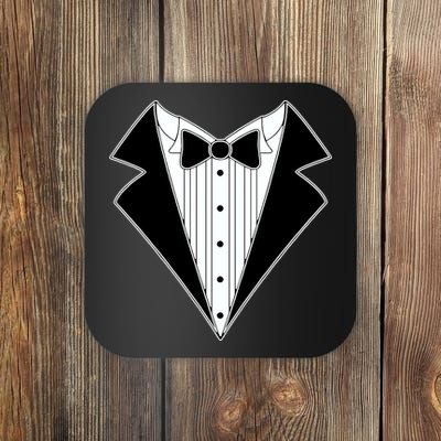 Black Tux Tuxedo Coaster