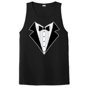 Black Tux Tuxedo PosiCharge Competitor Tank