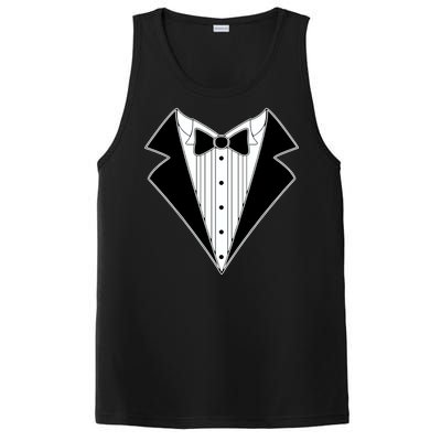 Black Tux Tuxedo PosiCharge Competitor Tank