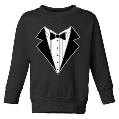 Black Tux Tuxedo Toddler Sweatshirt