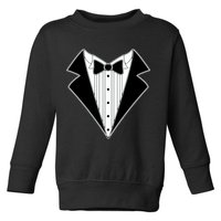Black Tux Tuxedo Toddler Sweatshirt