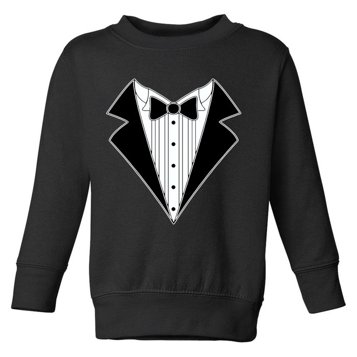 Black Tux Tuxedo Toddler Sweatshirt