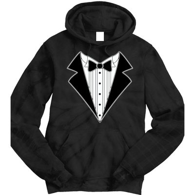 Black Tux Tuxedo Tie Dye Hoodie