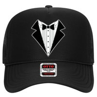 Black Tux Tuxedo Trucker Hat