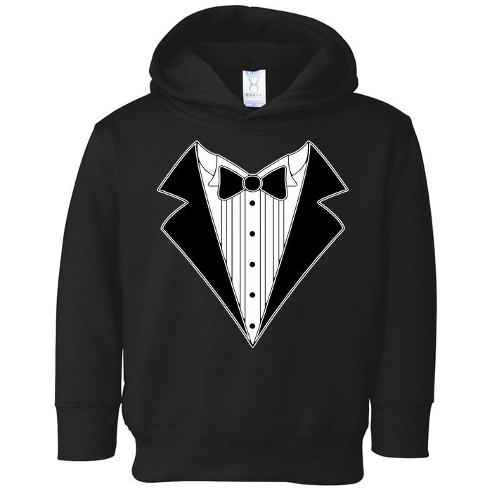 Black Tux Tuxedo Toddler Hoodie