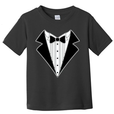Black Tux Tuxedo Toddler T-Shirt