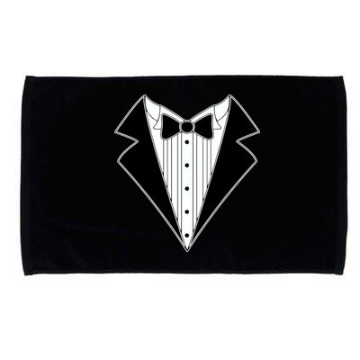 Black Tux Tuxedo Microfiber Hand Towel