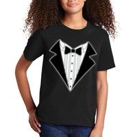 Black Tux Tuxedo Kids T-Shirt