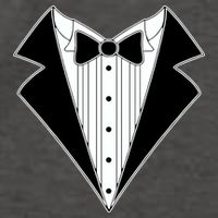 Black Tux Tuxedo Vector Backpack