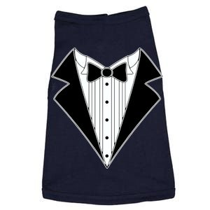 Black Tux Tuxedo Doggie Tank