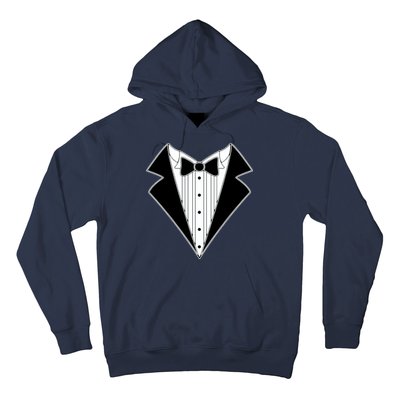 Black Tux Tuxedo Hoodie