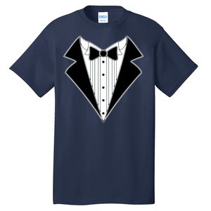 Black Tux Tuxedo Tall T-Shirt