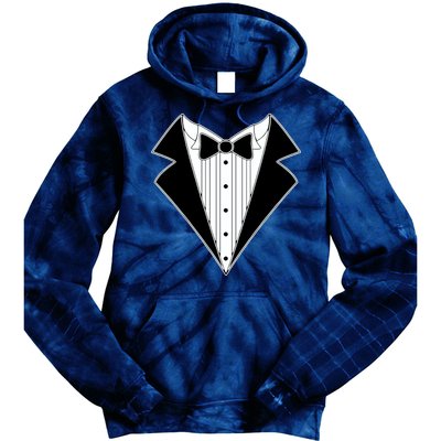 Black Tux Tuxedo Tie Dye Hoodie