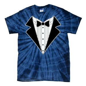 Black Tux Tuxedo Tie-Dye T-Shirt