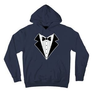 Black Tux Tuxedo Tall Hoodie