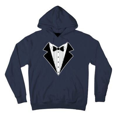 Black Tux Tuxedo Tall Hoodie