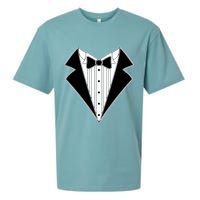 Black Tux Tuxedo Sueded Cloud Jersey T-Shirt