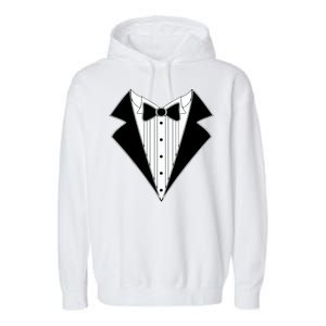 Black Tux Tuxedo Garment-Dyed Fleece Hoodie