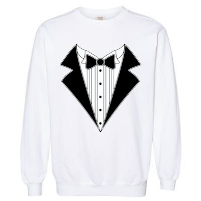 Black Tux Tuxedo Garment-Dyed Sweatshirt