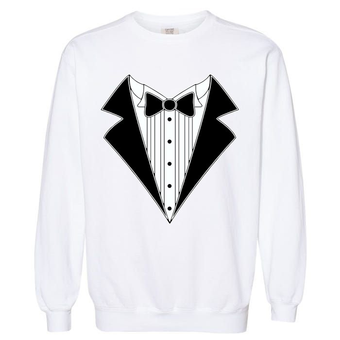 Black Tux Tuxedo Garment-Dyed Sweatshirt