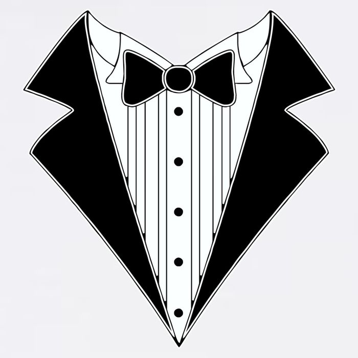 Black Tux Tuxedo Garment-Dyed Sweatshirt