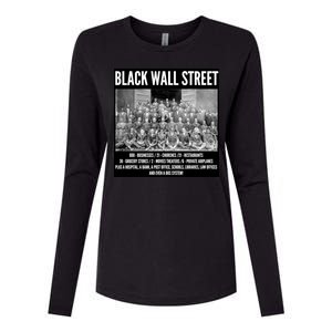 Black Wall Street Black History Womens Cotton Relaxed Long Sleeve T-Shirt