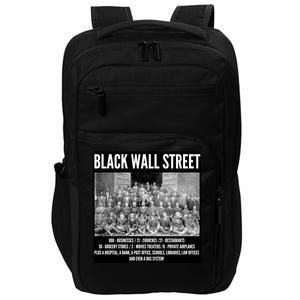 Black Wall Street Black History Impact Tech Backpack