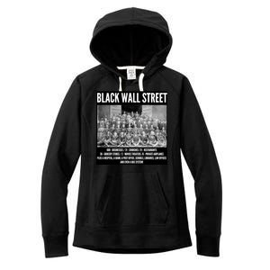 Black Wall Street Black History Women's Fleece Hoodie