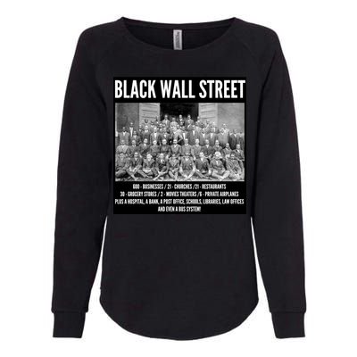 Black Wall Street Black History Womens California Wash Sweatshirt