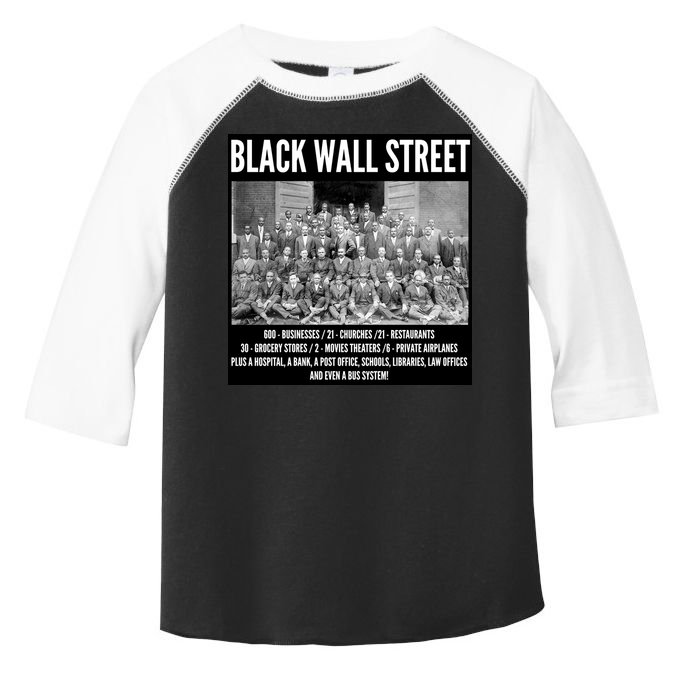 Black Wall Street Black History Toddler Fine Jersey T-Shirt
