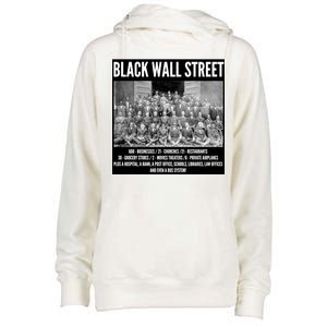 Black Wall Street Black History Womens Funnel Neck Pullover Hood