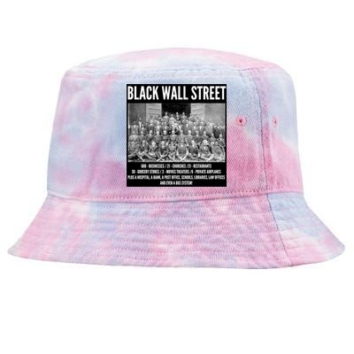 Black Wall Street Black History Tie-Dyed Bucket Hat