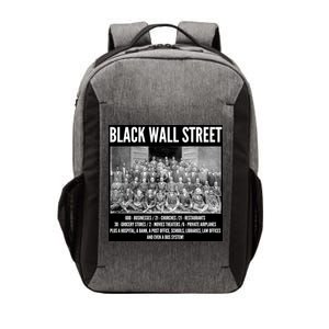 Black Wall Street Black History Vector Backpack