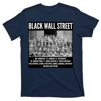 Black Wall Street Black History T-Shirt