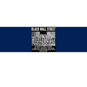 Black Wall Street Black History Bumper Sticker