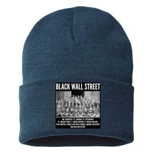 Black Wall Street Black History Sustainable Knit Beanie