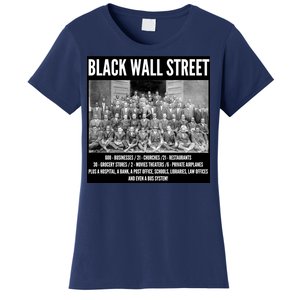 Black Wall Street Black History Women's T-Shirt