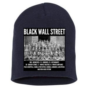 Black Wall Street Black History Short Acrylic Beanie