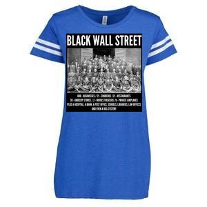 Black Wall Street Black History Enza Ladies Jersey Football T-Shirt