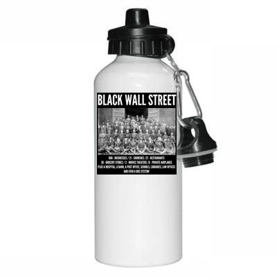 Black Wall Street Black History Aluminum Water Bottle 