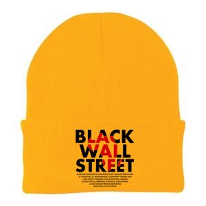 Black Wall Street Black History Month Knit Cap Winter Beanie