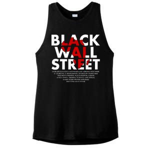 Black Wall Street Black History Month Ladies PosiCharge Tri-Blend Wicking Tank