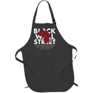 Black Wall Street Black History Month Full-Length Apron With Pockets